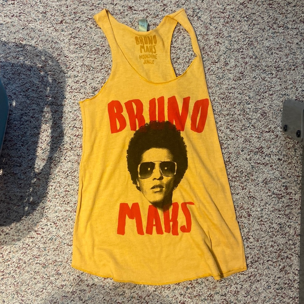 Bruno Mars Graphic Tank Top Never Worn Size M